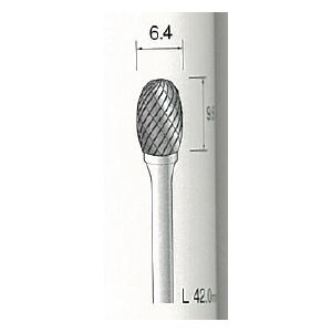 (LINEクーポン有)ミニター MINITOR BC2312 超硬カッター クロスカット φ6．4 BC-2312