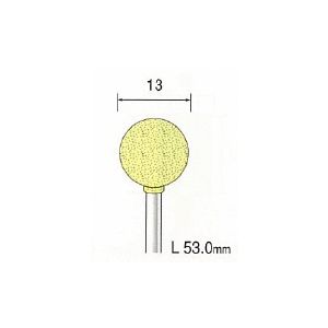 (LINEクーポン有)ミニター MINITOR CA3334 イエロー砥石 WA ＃120 φ13【10本入】 メーカー CA-3334