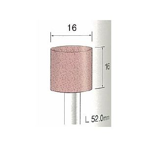 (LINEクーポン有)ミニター MINITOR CA6175 PAピンク砥石 ＃120 φ16 【10本入】 メーカー CA-6175(4.0)