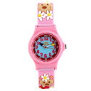 直送・代引不可 Baby Watch Paris (ベビーウォッチ) 子供用腕時計 アベセデール くま ピンク 別商品の同時注文不可