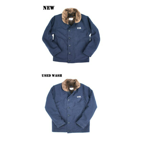直送・代引不可 アメリカ軍 N-1 デッキジャケット 36 Mサイズ ストーンウォッシュ加工 JJ105YNW S ネイビー レプリカ 米軍 ミリタリーウェア 別商品の同時注文不可(4)