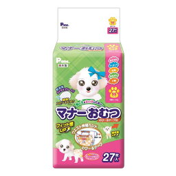 直送・代引不可（まとめ）男の子＆女の子のためのマナーおむつ のび～るテープ SS 27枚【×2セット】 (犬 衛生用品/トイレ)別商品の同時注文不可