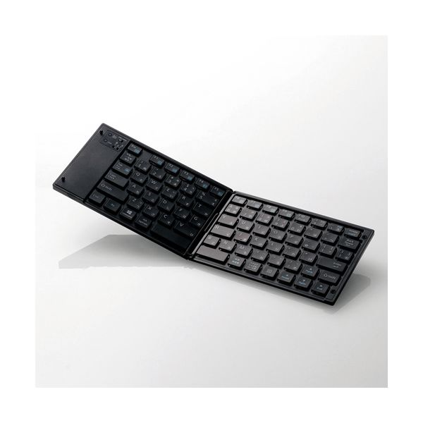 直送・代引不可 エレコム ワイヤレスBluetooth（R）キーボード TK-FLP01BK 別商品の同時注文不可