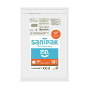 直送・代引不可 (まとめ) 日本サニパック サニパックポリ袋 nocoo in しっかりタイプ 半透明 150L 0.025mm CUH15 1パック(10枚) 【×5セット】 別商品の同時注文不可