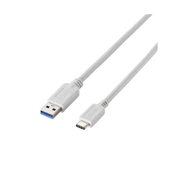 直送・代引不可 エレコム USB3.1ケーブル（A-TypeC） USB3-APAC20WH 別商品の同時注文不可