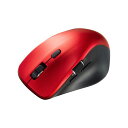 直送・代引不可 サンワサプライ 静音Bluetoothマウス サイドホイール付き 5ボタン レッド MA-BBS523R 別商品の同時注文不可