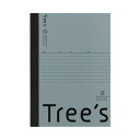 直送・代引不可 【まとめ】 Trees A5 B罫 30枚 ブルーグレー 【×10セット】 別商品の同時注文不可