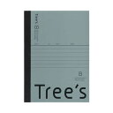 直送・代引不可 【まとめ】 Trees A6 B罫 48枚 ブルーグレー 【×20セット】 別商品の同時注文不可