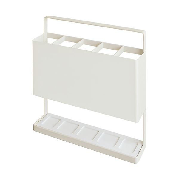 直送・代引不可 COLLEND かさ立て 珪藻土付きのスリムタイプ ホワイト US-WH 別商品の同時注文不可