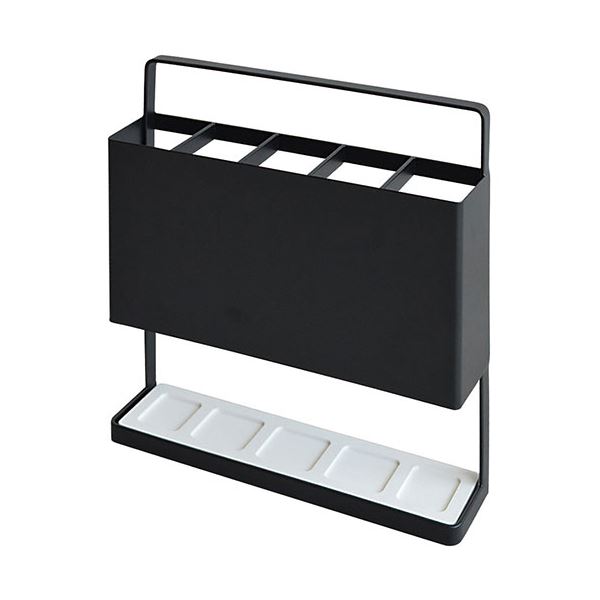 直送・代引不可 COLLEND かさ立て 珪藻土付きのスリムタイプ ブラック US-BK 別商品の同時注文不可