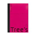 直送・代引不可 【まとめ】 Trees B5 A罫 30枚 ピンク 【×10セット】 別商品の同時注文不可