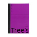直送・代引不可 【まとめ】 Trees B5 A罫 30枚 パープル 【×10セット】 別商品の同時注文不可