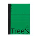 直送・代引不可 【まとめ】 Trees B5 B罫 30枚 グリーン 【×10セット】 別商品の同時注文不可