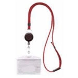 直送・代引不可 (業務用10セット)西敬 リールクリップ付き名札ID用 MLE-R346R 赤 別商品の同時注文不可