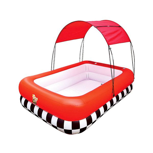 直送・代引不可 ジーロン キャノピー2リングプール 大型ガーデンプール・大型空気栓 約196×144×48cm JL-685122 別商品の同時注文不可