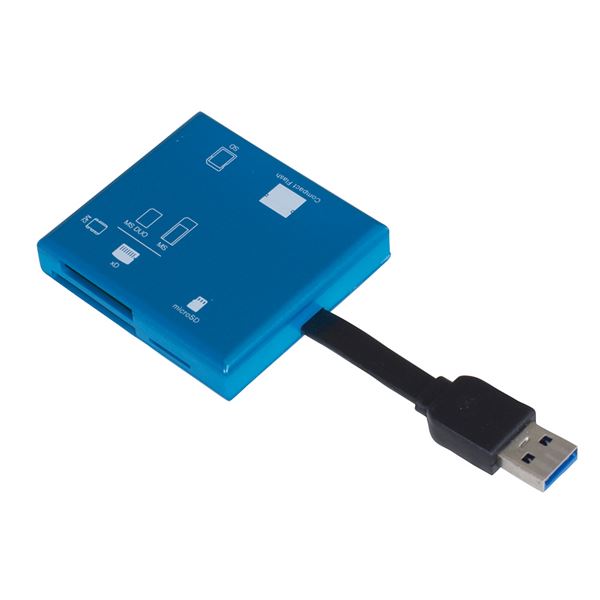 直送・代引不可 Digio2 USB3.2Gen1 マルチカードリーダー CRW-37M87BL ブルー 別商品の同時注文不可