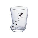 直送・代引不可 【5セット】 アデリア 足跡グラス S ねこ MMT-6206X5 別商品の同時注文不可