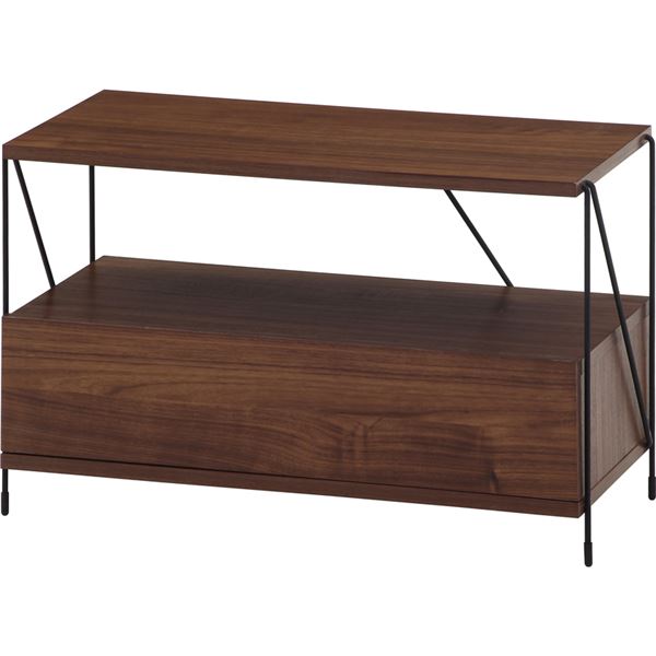 直送・代引不可 テレビ台 テレビボード 約幅610mm ミドルブラウン EZBO ワイヤー TVラック 組立式 リビング ダイニング インテリア家具【代引不可】 別商品の同時注文不可