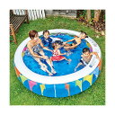 直送・代引不可 ジーロン ジャイアントレインボープール 大型ガーデンプール・大型空気栓 約190×47cm JL-214920 別商品の同時注文不可
