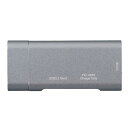 直送・代引不可 Digio2 USB Type-C ポケットサイズ ドッキングステーション PD対応 UD-C08SL シルバー 別商品の同時注文不可
