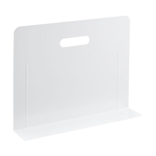 直送・代引不可 LIHIT LAB. ブックエンド・スーパーワイドタイプ（マグネット付） ホワイト A-7353-0-WH 別商品の同時注文不可