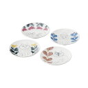 直送・代引不可 リサラーソン 豆皿4枚組 φ9cm C6098540 別商品の同時注文不可