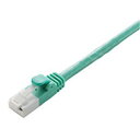 直送・代引不可CAT6対応 爪折れ防止 LANケーブル 5m/簡易パッケージ仕様(グリーン)別商品の同時注文不可