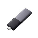直送・代引不可 エレコム USB Type-C(TM)/USB-Aコネクター対応外付けポータブルSSD ESD-EWCシリーズ 512GB ブラック ESD-EWC0500GBK 別商品の同時注文不可(2)