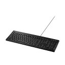 直送・代引不可 BUFFALO バッファロー 有線キーボード ブラック BSKBU520BK 別商品の同時注文不可