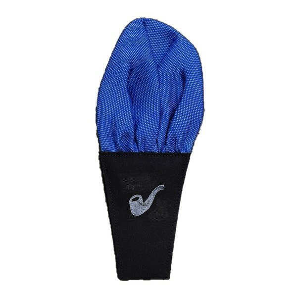 直送・代引不可 トラッド 日本製 形態安定ポケットチーフ 無地織り×ピュアブルー 別商品の同時注文不可