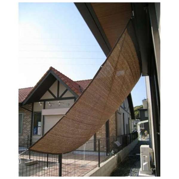 直送・代引不可 【2枚セット】 日よけ サンシェード オーニング 100x200cm 紐付 別商品の同時注文不可