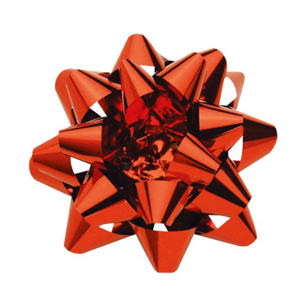 直送・代引不可 【まとめ】 スターボウ ホイルスター 赤 5P 35-6857 【×5セット】 別商品の同時注文不可