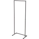 直送・代引不可 ハンガーラック 約幅61cm ダークグレー スチール 衣類収納 リビング 収納家具 インテリア家具 組立式 別商品の同時注文不可