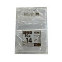 直送・代引不可 (まとめ) ポリ袋規格タイプ 14号 HDPE CFKT-HD-14 【×5セット】 別商品の同時注文不可
