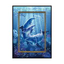 直送・代引不可 クリスチャン・リース・ラッセン ビッグアート ドルフィンシンフォニー 約39.5×29.5×2cm C6025517 別商品の同時注文不可