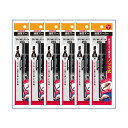 直送・代引不可 (まとめ) ゼブラ油性マーカー マッキーノック 太字 黒 5本+1本増量 P-YYSB6-BK5-O 1パック 【×2セット】 別商品の同時注文...