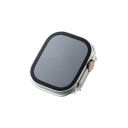 直送・代引不可 エレコム Apple Watch 49mm用フルカバーケース プレミアムガラス 高透明 AW-22CFCGCR クリア 別商品の同時注文不可