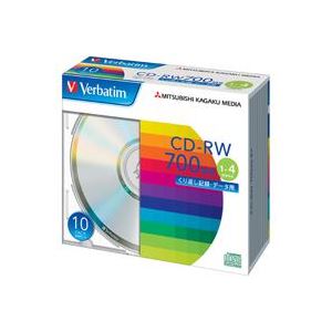 直送・代引不可（まとめ）三菱化学メディア CD-RW ＜700MB＞ SW80QU10V1 10枚【×20セット】別商品の同時注文不可