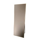 直送・代引不可 スタンドミラー 約60×165cm ゴールド 折りたたみ式 薄型 専用飛散防止フィルム仕様 アルミフレーム スタイリッシュミラー【代引不可】 別商品の同時注文不可