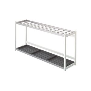 直送・代引不可 テラモト 折りたたみ式傘立て E型 薄型タイプ 36本用 ホワイト UB-900-236-0 1台 別商品の同時注文不可