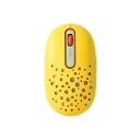 直送・代引不可 ビジネスハーモニー EGRET HappiE LEDがふんわり光る高機能充電式ワイヤレスマウス レモン EM23-H3 別商品の同時注文不可