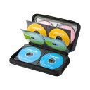直送・代引不可【5個セット】 サンワサプライ DVD・CDセミハードケース(96枚収納・ブラック) FCD-WL96BKX5別商品の同時注文不可