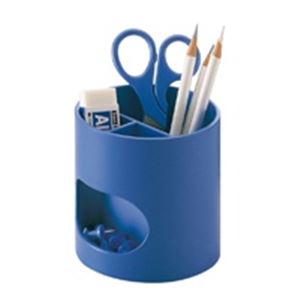 直送・代引不可(業務用5セット)プラス ペンスタンド WP-110N ブルー別商品の同時注文不可