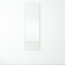 直送・代引不可 細枠ウォールミラー(50×160)(ホワイト/白) 天然木 姿見鏡 ワイド 高級感 木製 飛散防止加工 壁掛け 北欧風 玄関 トイレ 洗面 日本製 完成品 NK-25 別商品の同時注文不可