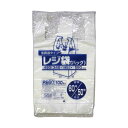 直送・代引不可 省資源レジ袋東60西50号100枚入HD乳白 RE60 【(20袋×5ケース)合計100袋セット】 38-377 別商品の同時注文不可
