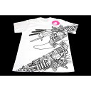 直送・代引不可戦国武将Tシャツ 【加藤清正】 XLサイズ 半袖 綿100% ホワイト(白) 〔メンズ 大きいサイズ Uネック おもしろ〕別商品の同時注文不可