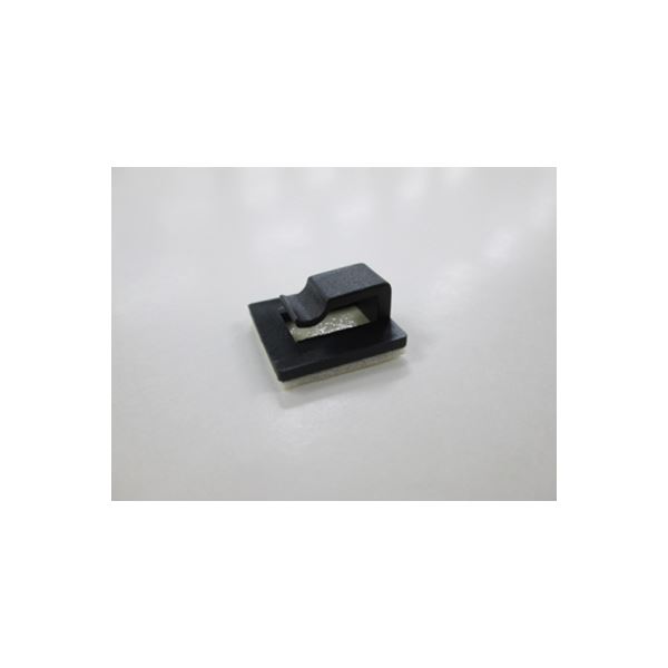 直送・代引不可 (まとめ)YAZAWA ケーブルホルダー中 黒 10個入 FCB2K【×20セット】 別商品の同時注文不可