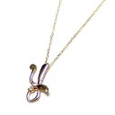 直送・代引不可 イニシャル ネックレス ダイヤモンド ネックレス 一粒 0.01ct K18 ゴールド 文字 Y ダイヤネックレス ペンダント 別商品の同時注文不可(4)