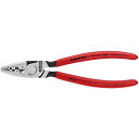 直送・代引不可 KNIPEX(クニペックス)9771-180 エンドスリーブ用圧着ペンチ (SB) 別商品の同時注文不可