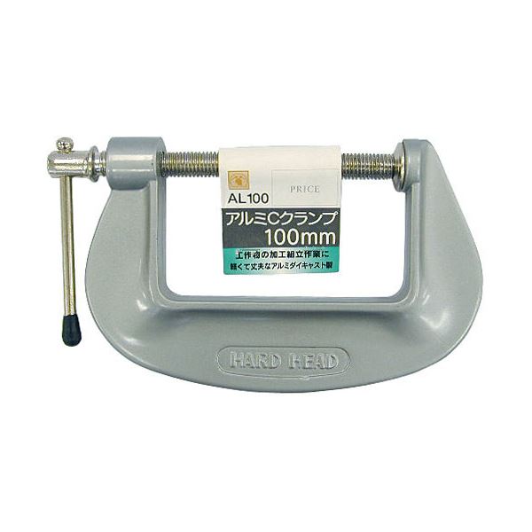 直送・代引不可(業務用20個セット) H＆H Cクランプ/シャコ万力 【サイズ：100mm】 アルミダイキャスト..